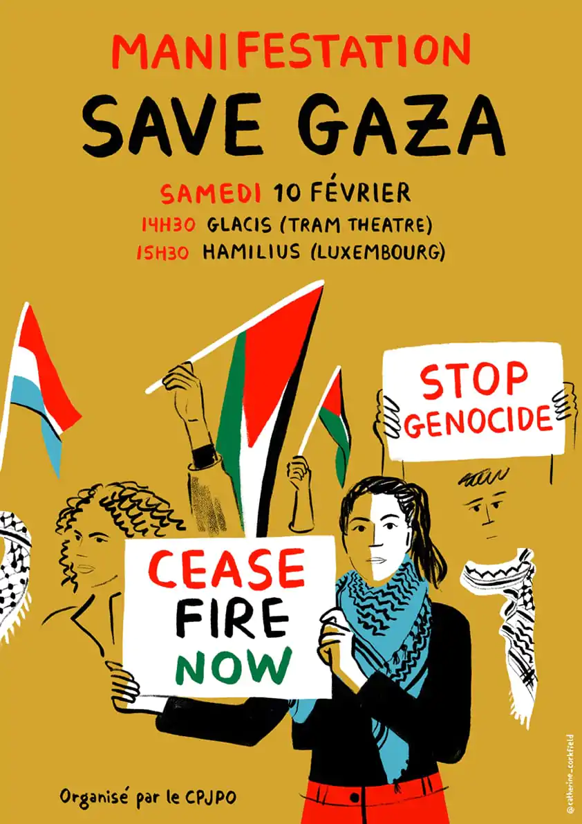 Demonstration for a Permanent Ceasefire in Gaza !