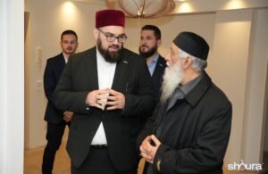 Visite du cheikh Abullah bin Ibrahim al-Sada au siège - 10